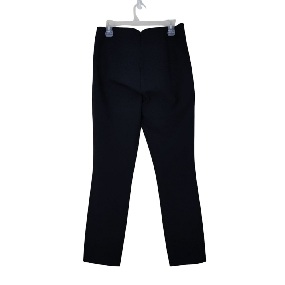 rag & bone Stretch High Rise Straight Leg Career Black Dress Pants